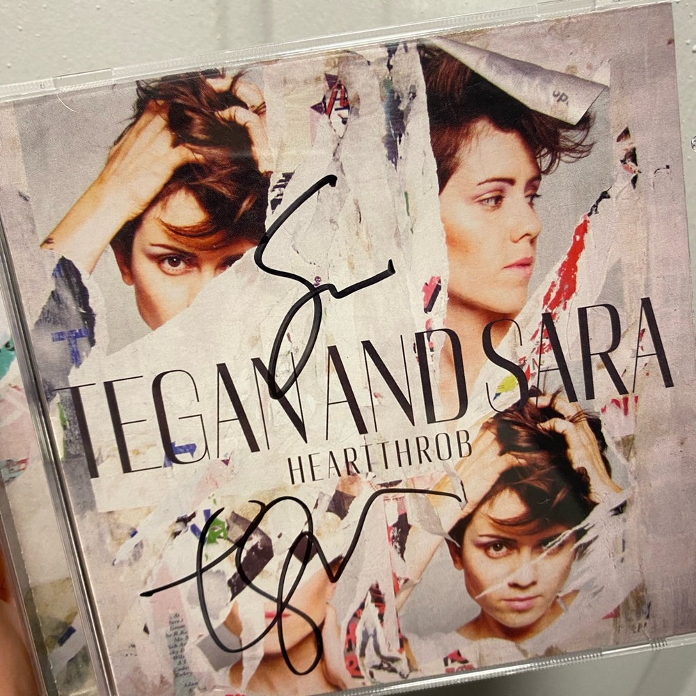 Signed Tegan and Sara Heartthrob CD